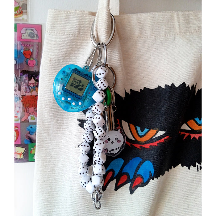 LUCKY VIRTUAL PET KEYCHAIN ★ BLUE
