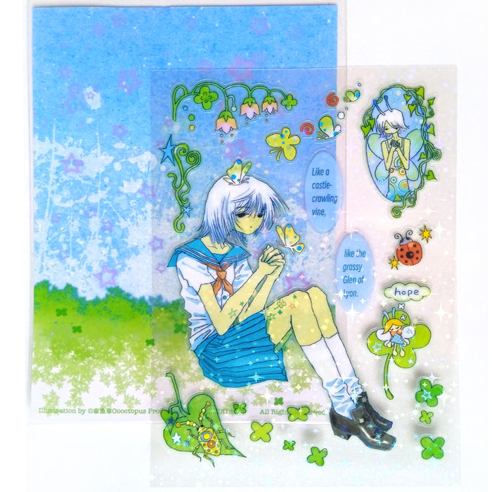 SPLENDOROUS DREAM FOREST STICKERS – OCTOPUS GRASS