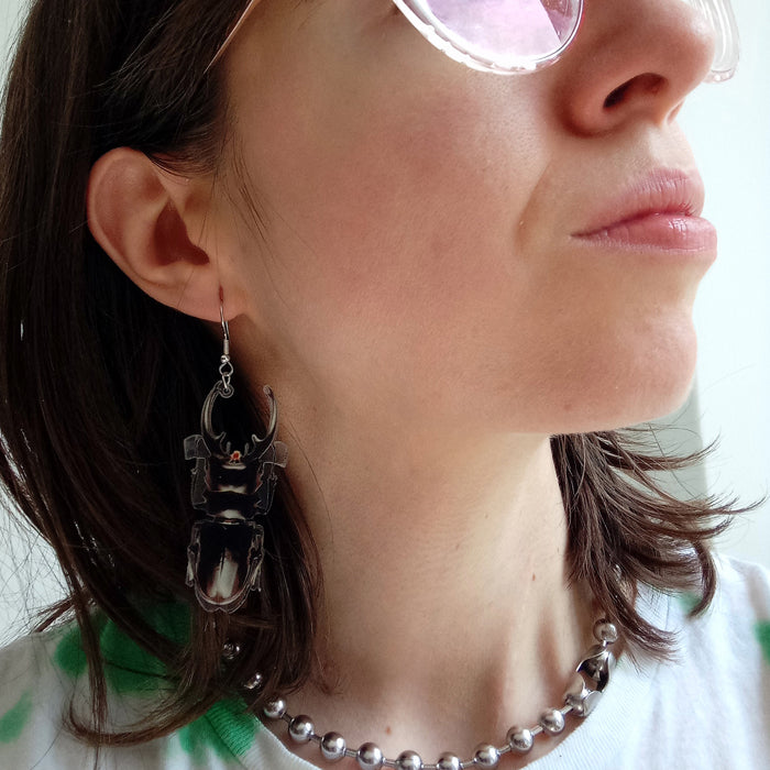 BEETLE EARRINGS