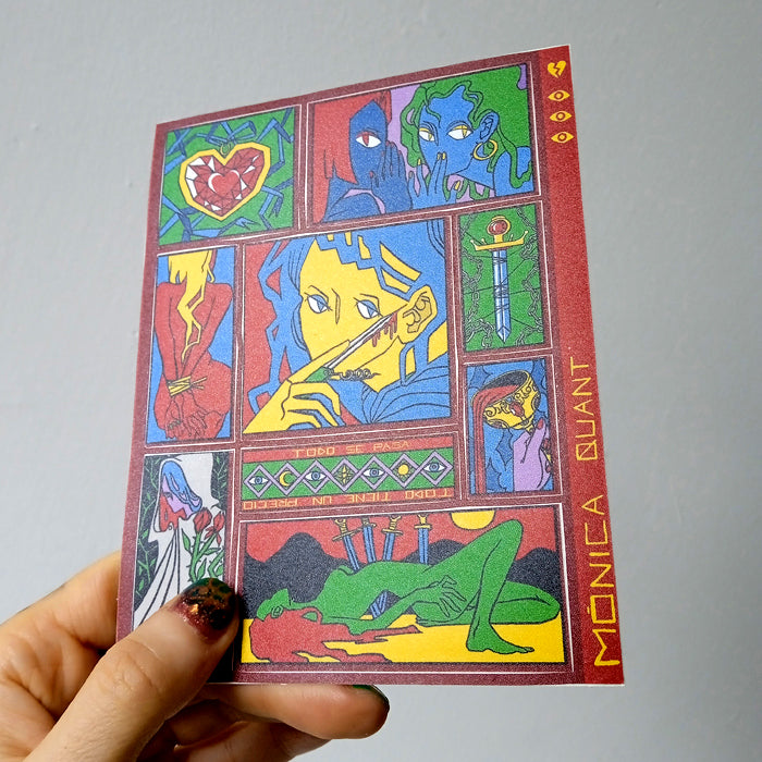 COMIC STICKERS – MONICA QUANT