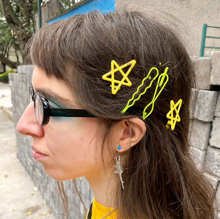 DOODLE STARS HAIRCLIP SET