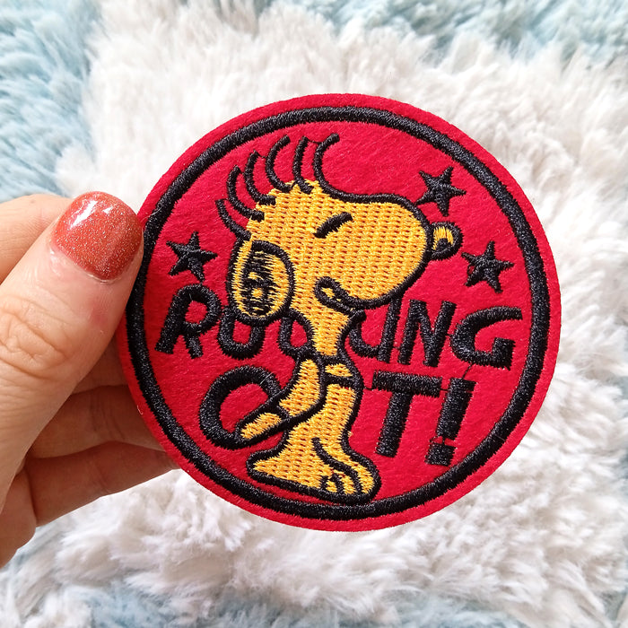 SNOOPY PATCH ★ ROCKING OUT