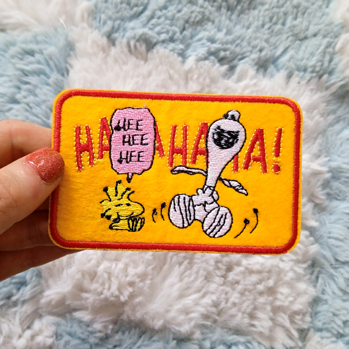 SNOOPY PATCH ★ HA HA HA