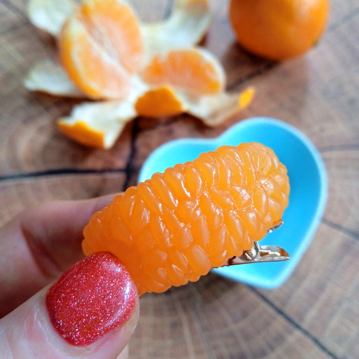 TANGERINE HAIRCLIP