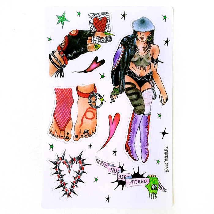 NO FUTURE STICKERS – BERE MEDINA