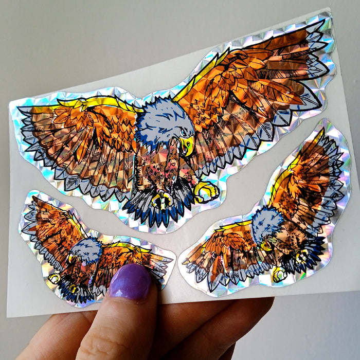 TIGER & EAGLE STICKERS