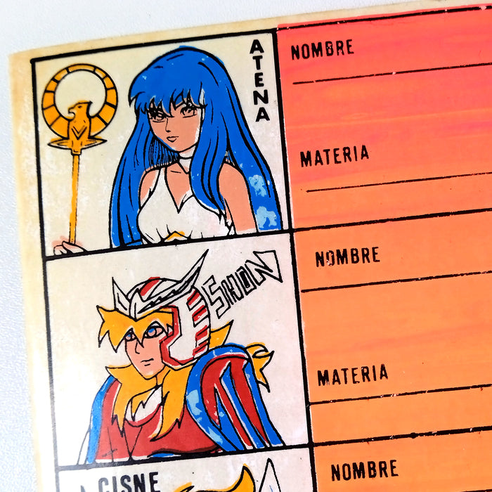 SAINT SEIYA LABEL STICKERS