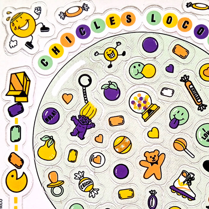 CHICLES LOCOS STICKERS