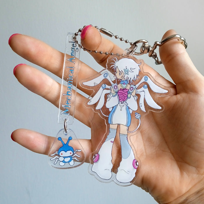MECHANICAL ANGEL KEYCHAIN – OLIWA