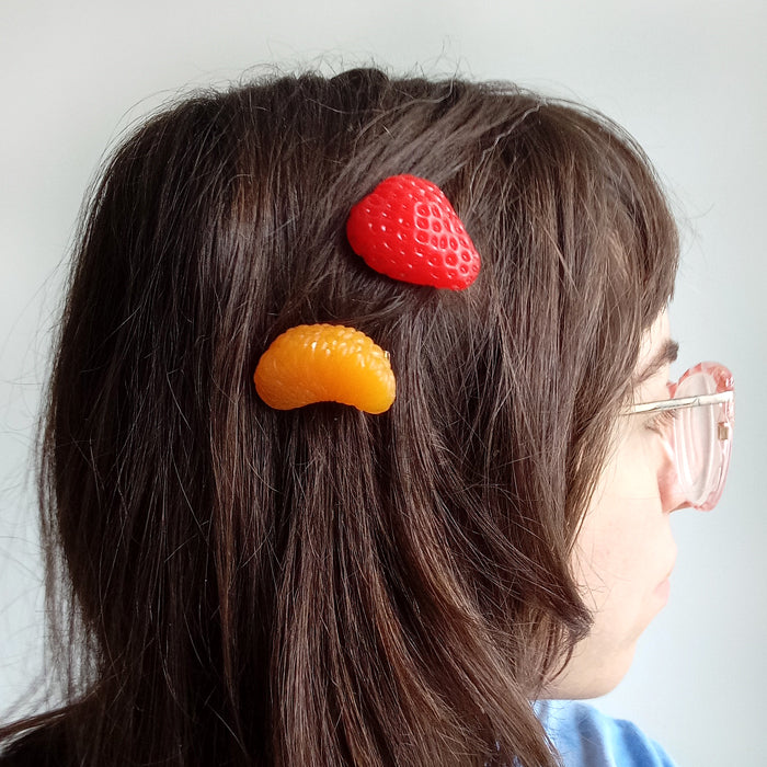 TANGERINE HAIRCLIP