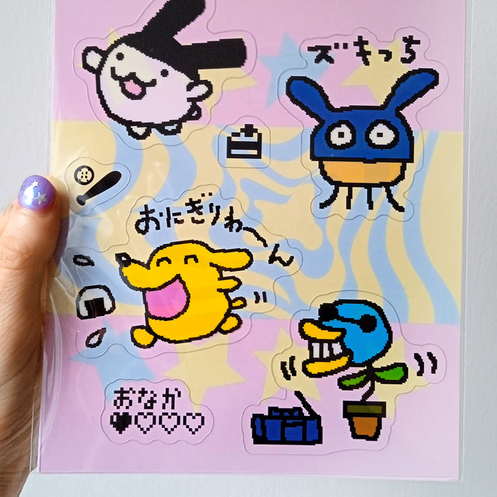 TAMAGOTCHI CLEAR STICKERS ★ P2