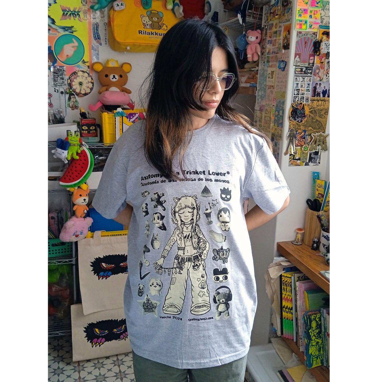 TRINKET LOVER ★ GREY TSHIRT – INECHI