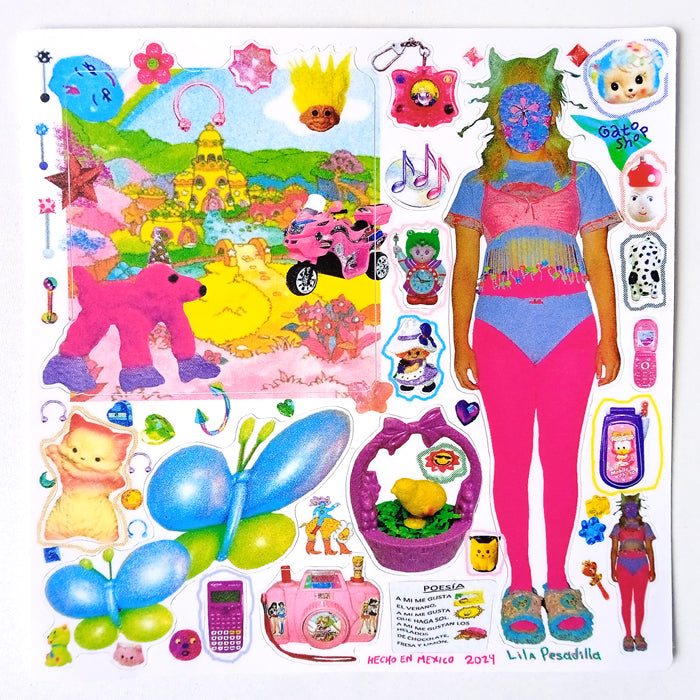 ESPEJOJO STICKERS – LILA PESADILLA
