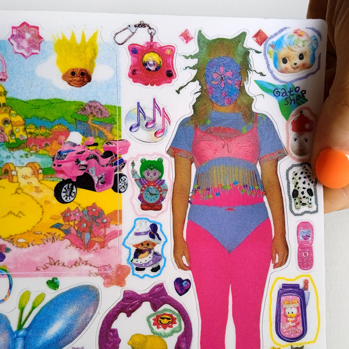 ESPEJOJO STICKERS – LILA PESADILLA
