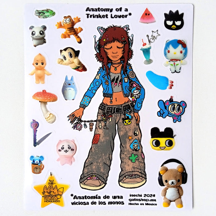 TRINKET LOVER CLEAR STICKERS – INECHI