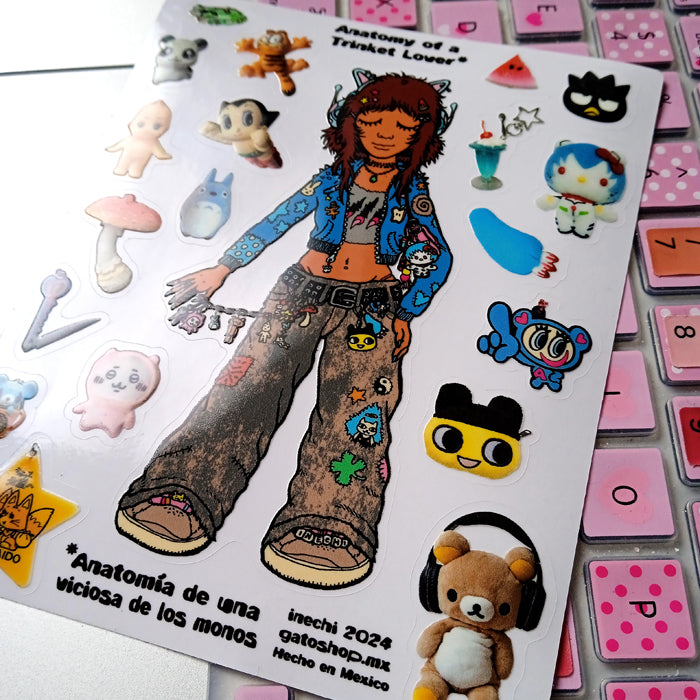 TRINKET LOVER CLEAR STICKERS – INECHI