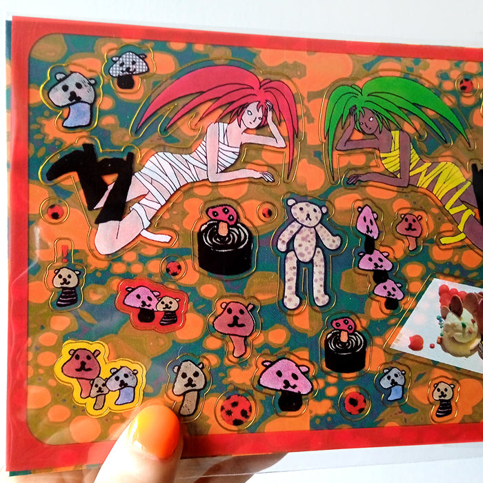 BEAR MUSHROOM STICKERS – NIPTONG