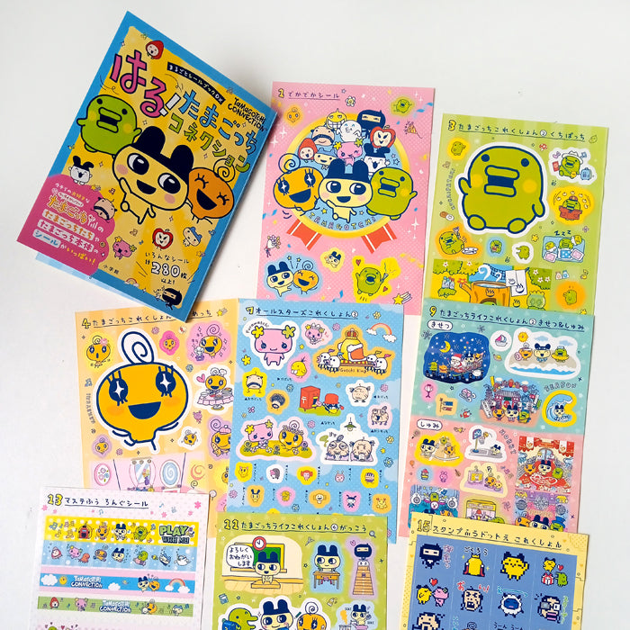 TAMAGOTCHI CONNECTION STICKER SHEETS