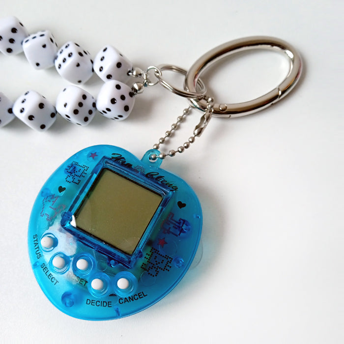 LUCKY VIRTUAL PET KEYCHAIN ★ BLUE