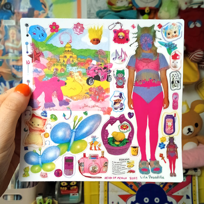 ESPEJOJO STICKERS – LILA PESADILLA