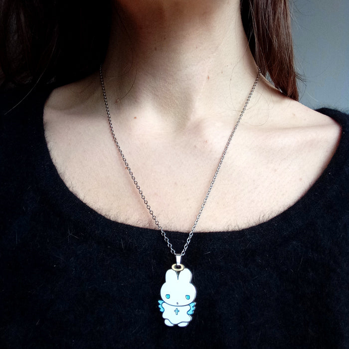 ANGEL BUNNY NECKLACE – SUNONEBIRD
