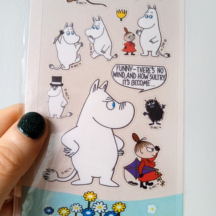 MOOMIN STICKERS ★ GREY
