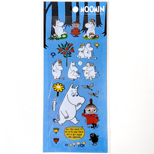 MOOMIN STICKERS ★ BLUE
