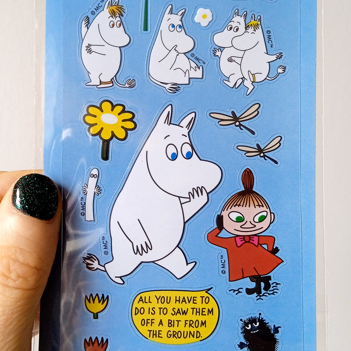MOOMIN STICKERS ★ BLUE