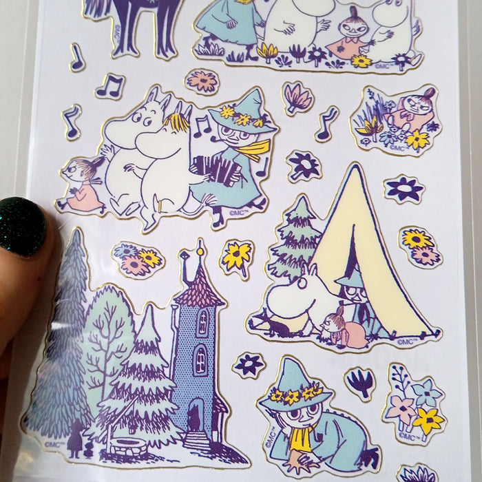 MOOMIN STICKERS ★ GOLD
