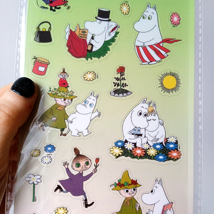 MOOMIN STICKERS ★ GREEN