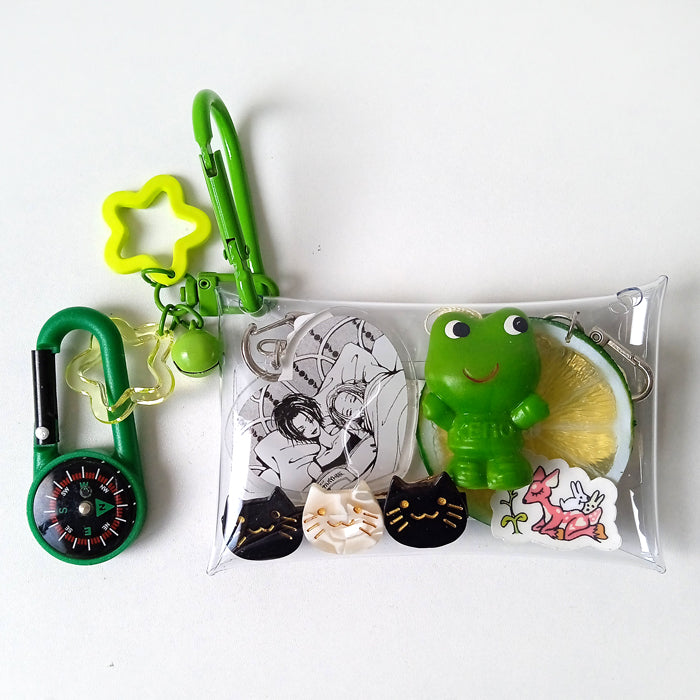 RELAX ★ GREEN KEYCHAIN CARRIER