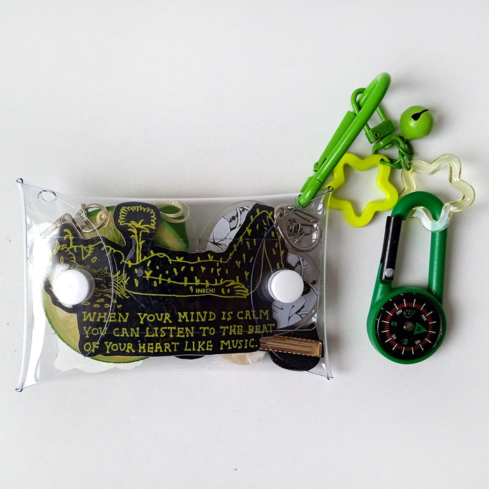 RELAX ★ GREEN KEYCHAIN CARRIER