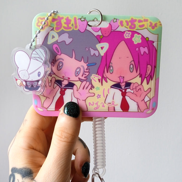 PURIKURA CARD HOLDER KEYCHAIN – SUNONEBIRD