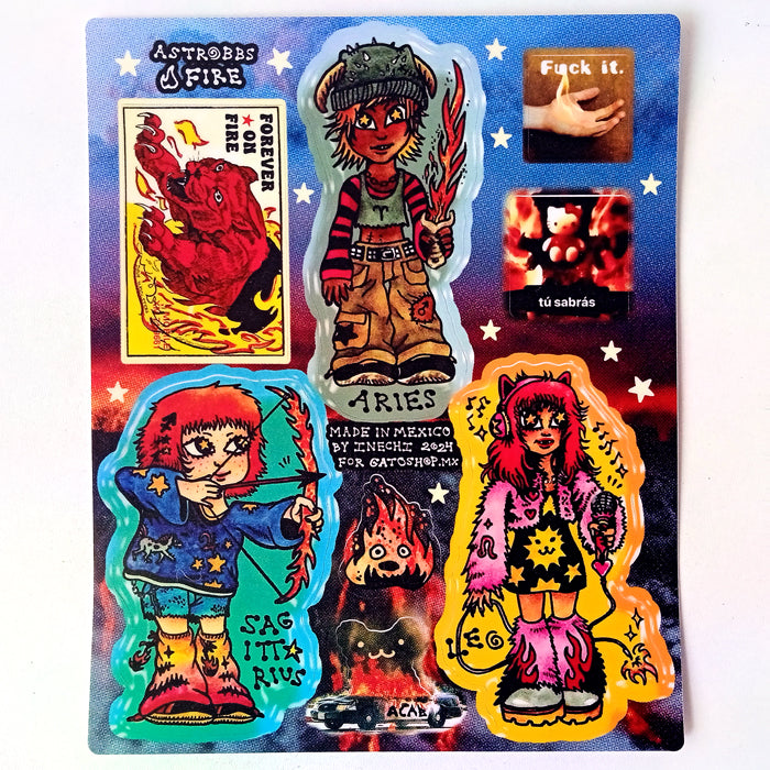 ASTROBBS STICKERS ★ FIRE – INECHI
