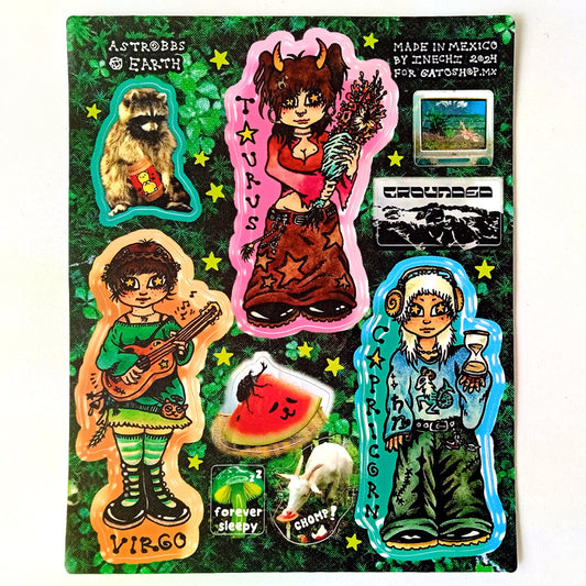 ASTROBBS STICKERS ★ EARTH – INECHI