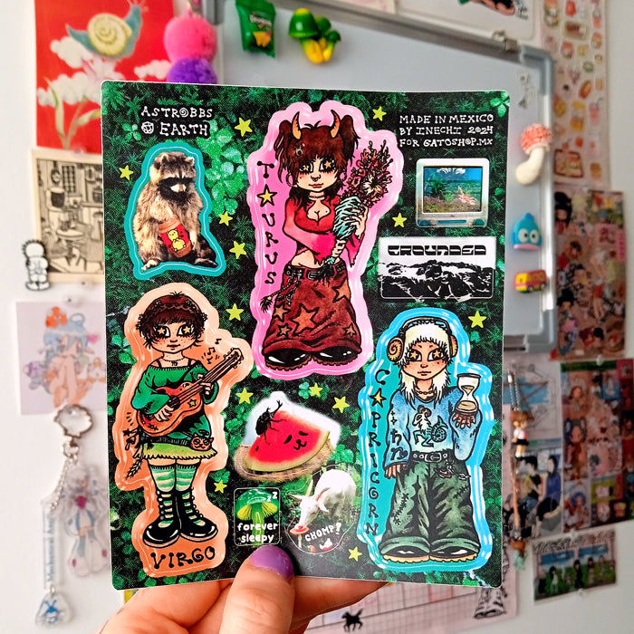 ASTROBBS STICKERS ★ EARTH – INECHI