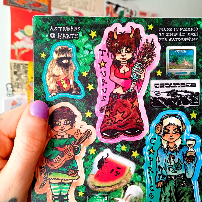 ASTROBBS STICKERS ★ EARTH – INECHI