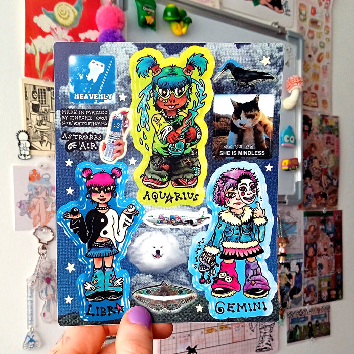 ASTROBBS STICKERS ★ AIR – INECHI