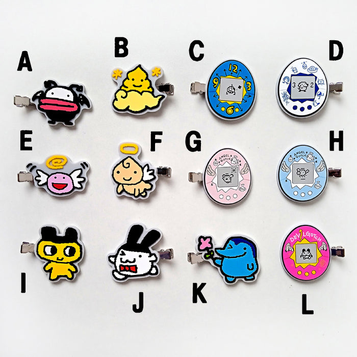 TAMAGOTCHI HAIRCLIPS