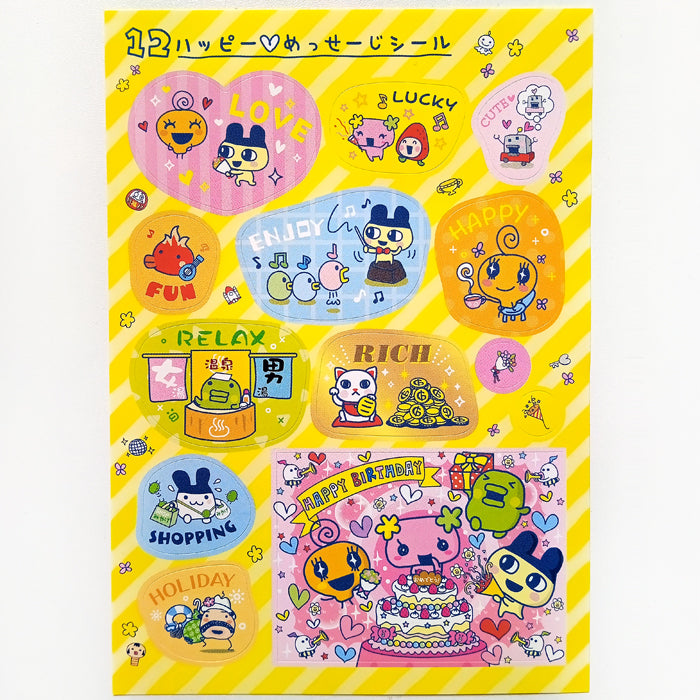 TAMAGOTCHI CONNECTION STICKER SHEETS