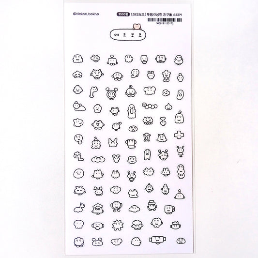 STRANGE FRIENDS STICKERS – DEKHOBOKHO