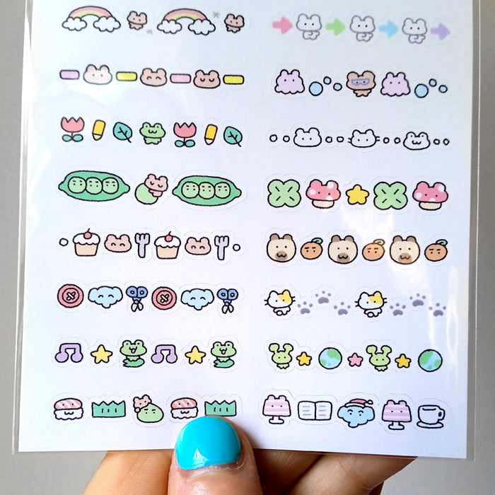 DIVIDER STICKERS ★ HORIZONTAL – DEKHOBOKHO
