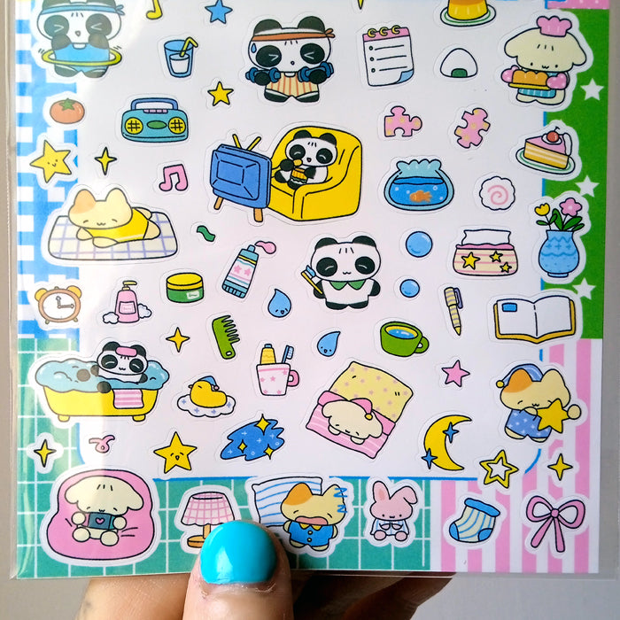 WAKA PANDA LIFE STICKERS