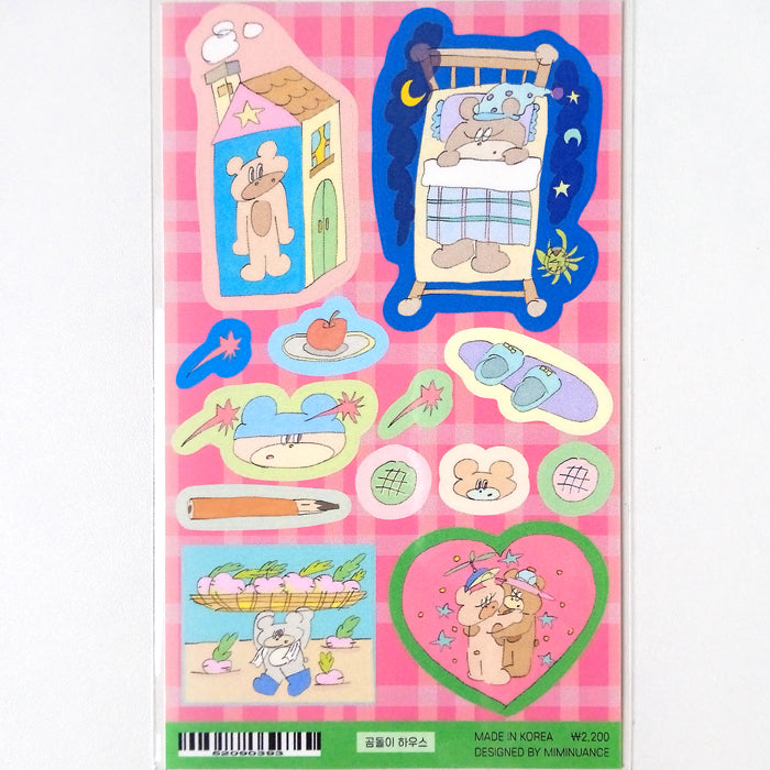 BEAR HOUSE STICKERS – MIMINUANCE