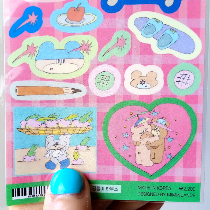 BEAR HOUSE STICKERS – MIMINUANCE