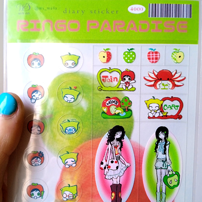 RINGO PARADISE STICKERS – WASA