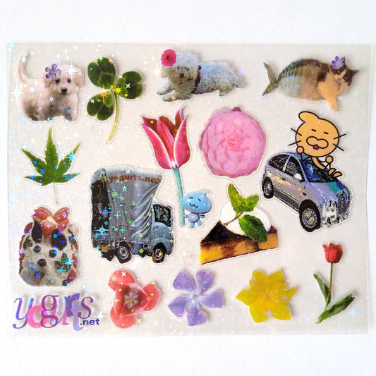 ENJOYMENT SPARKLY STICKERS – MUSHBUH