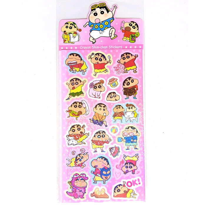 SHIN CHAN SPARKLY STICKERS