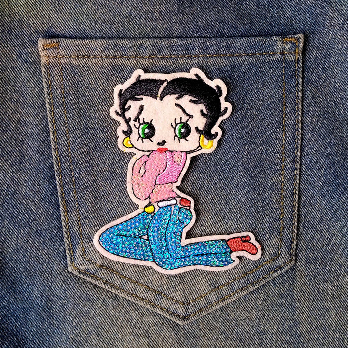 BETTY BOOP PATCH ★ SEQUINS