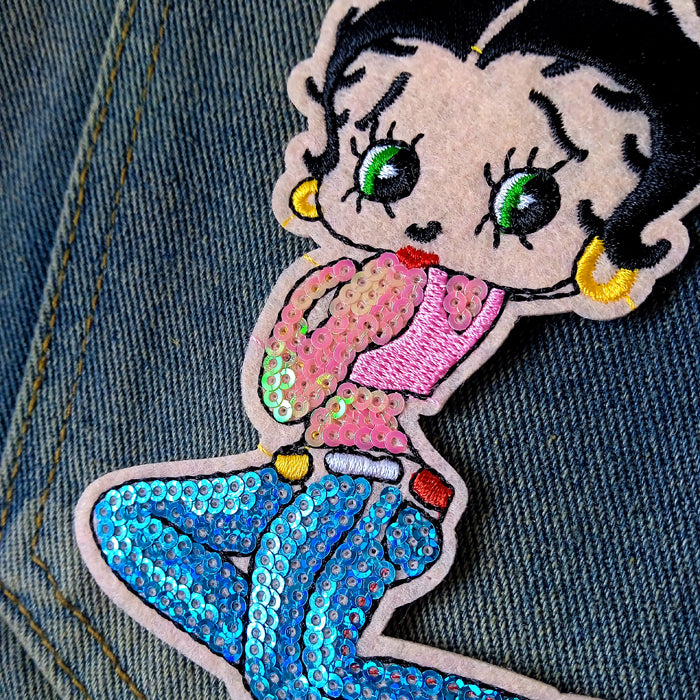 BETTY BOOP PATCH ★ SEQUINS